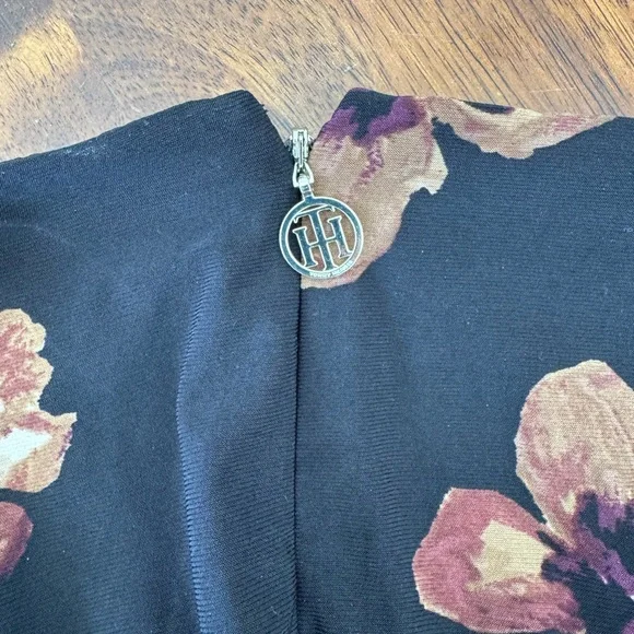 Tommy Hilfiger Floral Jumpsuit Career Wear Black - Picture 6 of 6